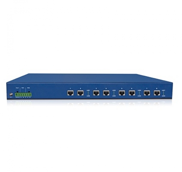 MX8C系列- 8口百兆非網管型機架式工業級以太網交換機